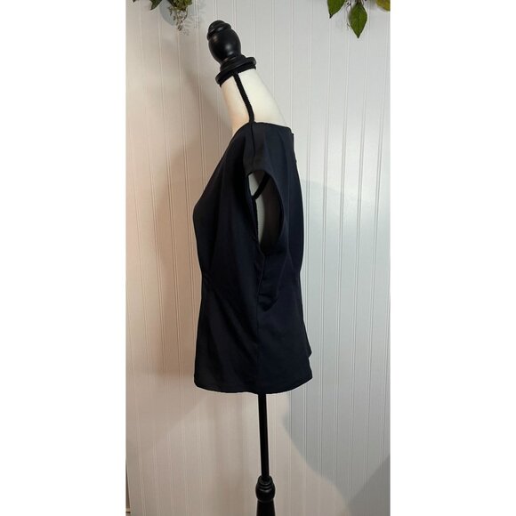 Nine West Womens Black Sleeveless Top Size L - Picture 2 of 14